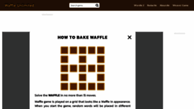 What Waffleunlimited.com website looked like in 2022 (1 year ago)