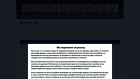 What Wordfeudhelp.nl website looked like in 2022 (1 year ago)