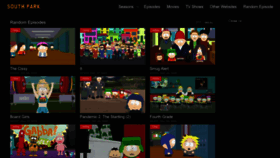 What Watchsouthpark.tv website looked like in 2022 (1 year ago)