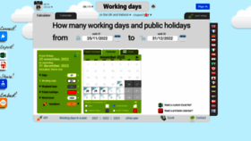 What Work-day.co.uk website looked like in 2022 (1 year ago)