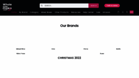 What Wholesalemakeup.com website looked like in 2022 (1 year ago)