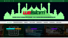 What Weislam.az website looked like in 2022 (1 year ago)