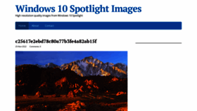 What Windows10spotlight.com website looked like in 2022 (1 year ago)