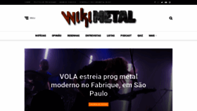 What Wikimetal.com.br website looked like in 2022 (1 year ago)