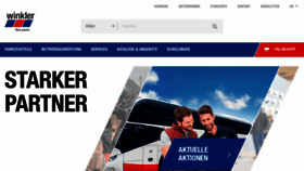 What Winkler.de website looked like in 2022 (1 year ago)