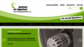 What Wohnen-im-eigentum.de website looked like in 2022 (1 year ago)