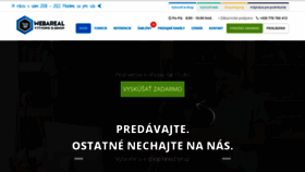 What Webareal.sk website looked like in 2022 (2 years ago)