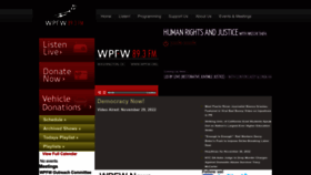 What Wpfw.org website looked like in 2022 (1 year ago)