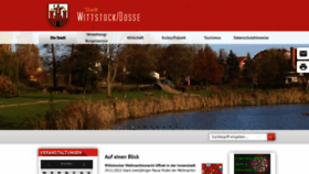 What Wittstock.de website looked like in 2022 (1 year ago)