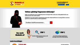 What Wiebelter.nl website looked like in 2022 (3 years ago)