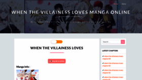 What Whenthevillainessloves.com website looked like in 2022 (1 year ago)
