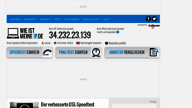 What Wieistmeineip.at website looked like in 2022 (1 year ago)