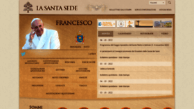 What Www.vatican.va website looked like in 2022 (3 years ago)