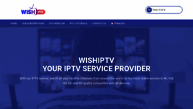 What Wishiptv.com website looked like in 2022 (1 year ago)