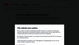 What Wifionice.de website looked like in 2022 (1 year ago)