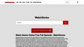 What Watchseries.wiki website looked like in 2022 (1 year ago)