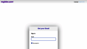 What Webmail08.register.com website looked like in 2022 (1 year ago)