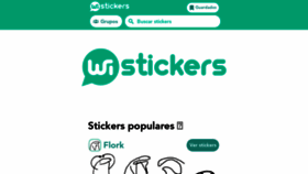 What Wistickers.com website looked like in 2022 (2 years ago)