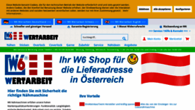 What W6-wertarbeit.at website looked like in 2022 (1 year ago)