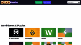 What Wordpuzzles.io website looked like in 2022 (1 year ago)
