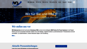 What Ws-datenservice.de website looked like in 2022 (1 year ago)