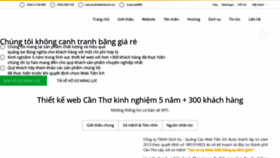 What Webtienich.vn website looked like in 2022 (1 year ago)