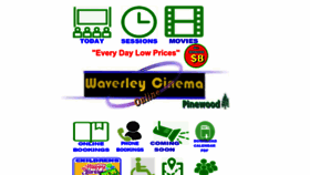 What Waverleycinema.com website looked like in 2022 (1 year ago)