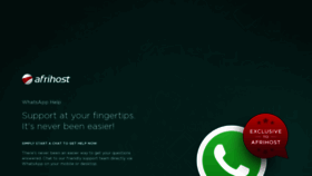 What Whatsapp.afrihost.com website looked like in 2023 (1 year ago)