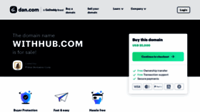 What Withhub.com website looked like in 2023 (1 year ago)