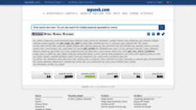 What Wpseek.com website looked like in 2023 (1 year ago)