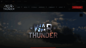 What Warthunder.com website looked like in 2023 (1 year ago)