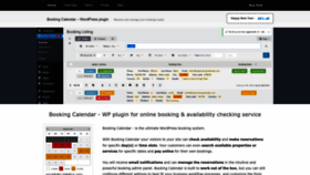 What Wpbookingcalendar.com website looked like in 2023 (1 year ago)