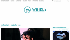 What Wihel.de website looked like in 2023 (1 year ago)