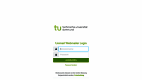 What Webmail.tu-dortmund.de website looked like in 2023 (1 year ago)