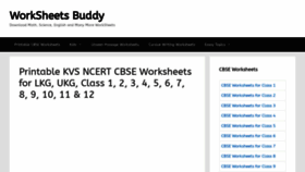 What Worksheetsbuddy.com website looked like in 2023 (1 year ago)