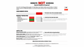 What Websitenotworking.com website looked like in 2023 (1 year ago)