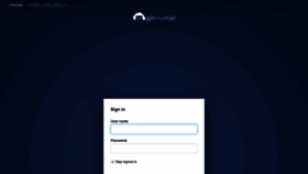 What Webmail.getmymail.co.uk website looked like in 2023 (3 years ago)