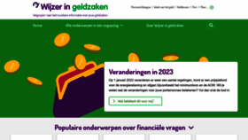 What Wijzeringeldzaken.nl website looked like in 2023 (3 years ago)