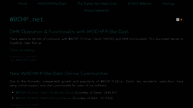 What W0chp.net website looked like in 2023 (2 years ago)