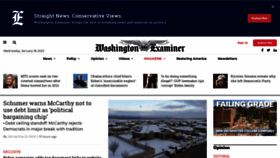 What Washingtonexaminer.com website looked like in 2023 (1 year ago)