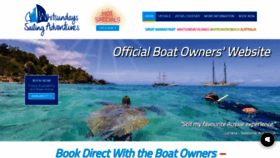 What Whitsundayssailingadventures.com.au website looked like in 2023 (1 year ago)