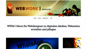 What Webwork-magazin.net website looked like in 2023 (1 year ago)