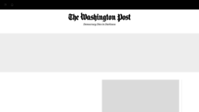 What Washingtonpost.com website looked like in 2023 (1 year ago)