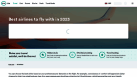 What Whichairline.com website looked like in 2023 (1 year ago)