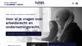 What Wesseljuristen.nl website looked like in 2023 (1 year ago)