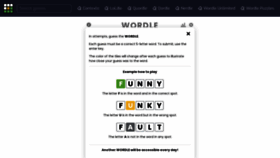 What Wordleplay.io website looked like in 2023 (1 year ago)