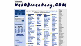 What Webodirectory.com website looked like in 2023 (1 year ago)