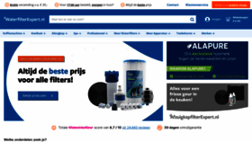 What Waterfilterexpert.nl website looked like in 2023 (1 year ago)