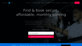What Whereipark.com website looked like in 2023 (1 year ago)