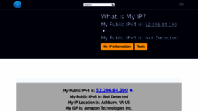 What Whatismyip.com website looked like in 2023 (1 year ago)
